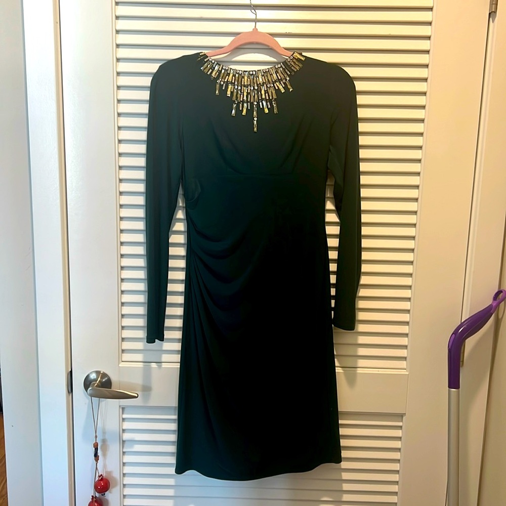 Vince Camuta Dress Jeweled Coctail